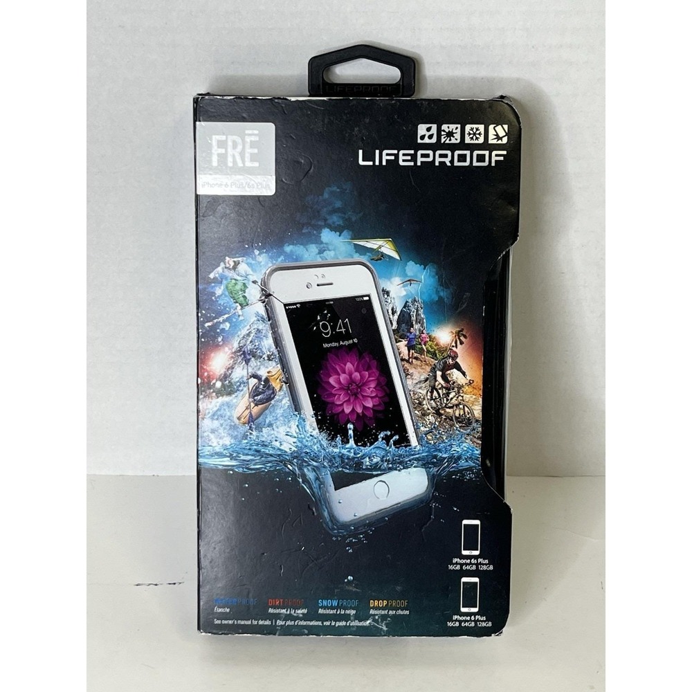 LifeProof Fre iPhone 6/iPhone 6s Waterproof Case - White/Gray NEW Open Box